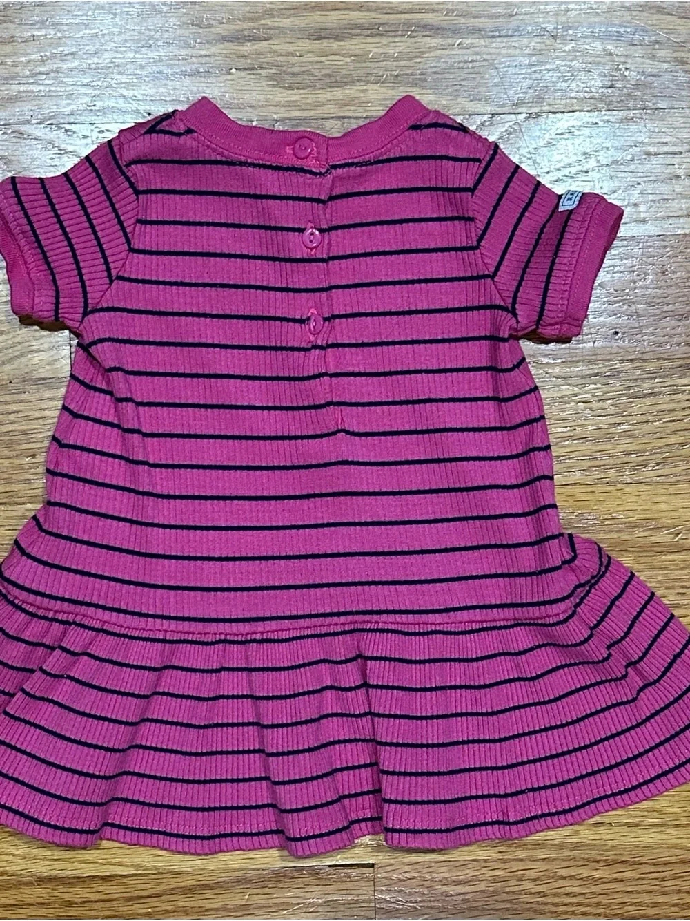 Ralph Lauren Pink & Navy Striped Dress 3m